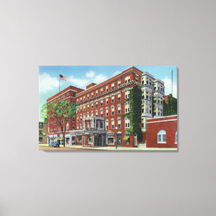 Exterior View of the Nelson House Canvas Print
