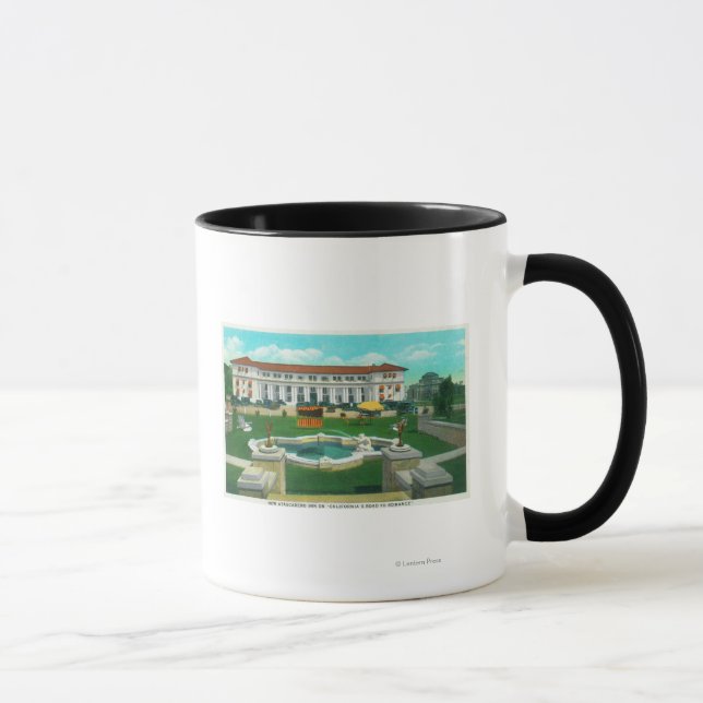 Exterior View of the New Atascadero Inn Bungalow Mug (Right)