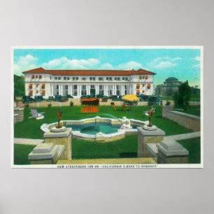 Exterior View of the New Atascadero Inn Bungalow Poster