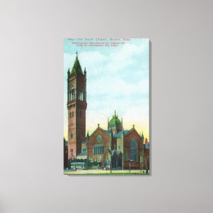 Exterior View of the New Old South Church Canvas Print