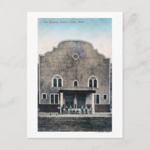 Exterior View of the New Ridgeway Theatre Postcard