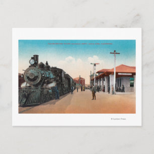 Exterior View of the Northwestern Pacific RR Postcard