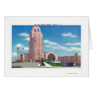 Exterior View of the NY Central Terminal Bldg