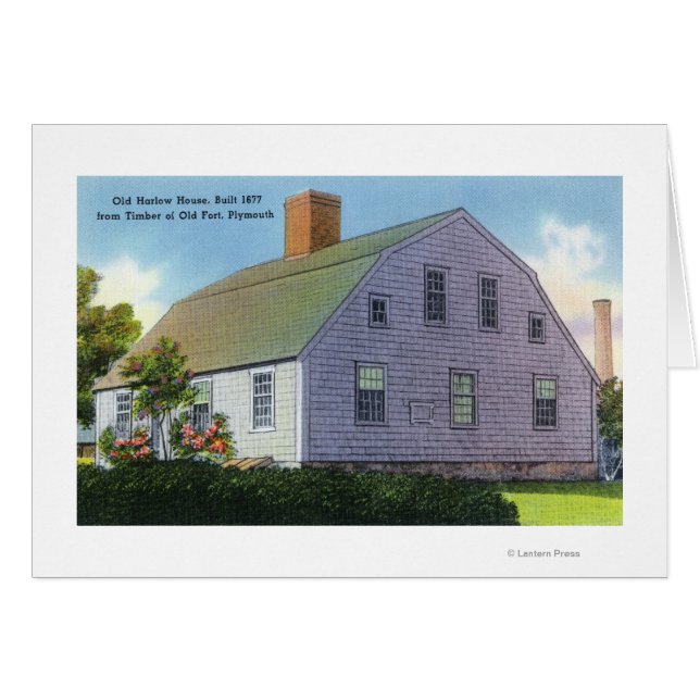 Exterior View of the Old Harlow House (Front Horizontal)