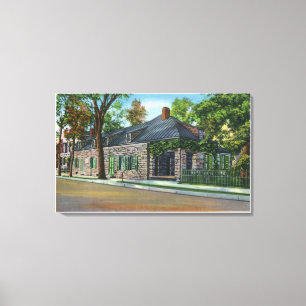 Exterior View of the Old Senate House Canvas Print