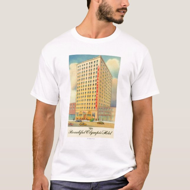 Exterior View of the Olympic Hotel T-Shirt (Front)