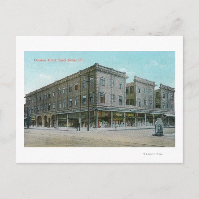 Exterior View of the Overton Hotel # 2 Postcard (Front)