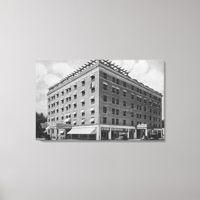 Exterior View of the Owyhee HotelBoise, ID Canvas Print (Front)