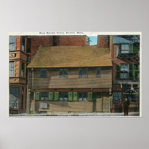 Exterior View of the Paul Revere House # 3 Poster