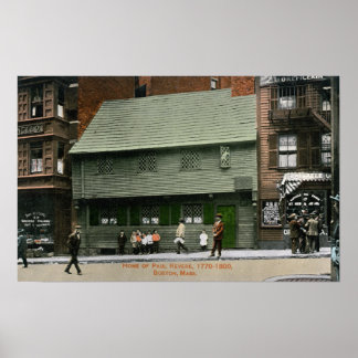 Exterior View of the Paul Revere House # 4 Poster