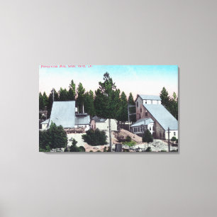 Exterior View of the Pennsylvania Mine Canvas Print
