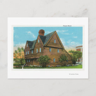 Exterior View of the Pequot House Postcard