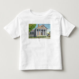 Exterior View of the Pilgrim Memorial Hall Toddler T-Shirt