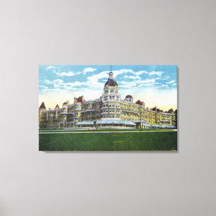 Exterior View of the Poland Spring House 2 Canvas Print