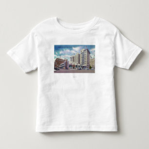 Exterior View of the Portland Central Bus Toddler T-Shirt