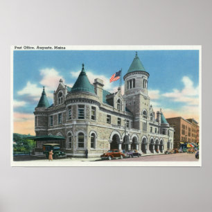 Exterior View of the Post Office 4 Poster