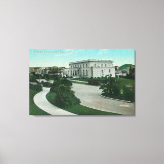 Exterior View of the Presidio Terrace Canvas Print