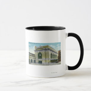 Exterior View of the Railroad Station 2 Mug