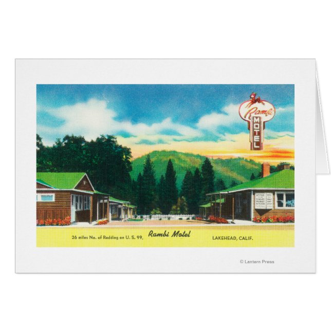 Exterior View of the Rambi MotelLakehead, CA (Front Horizontal)