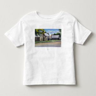 Exterior View of the Sacred Heart Catholic Toddler T-Shirt