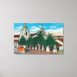 Exterior View of the Santa Fe Station Canvas Print