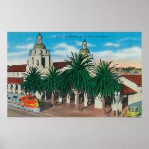 Exterior View of the Santa Fe Station Poster