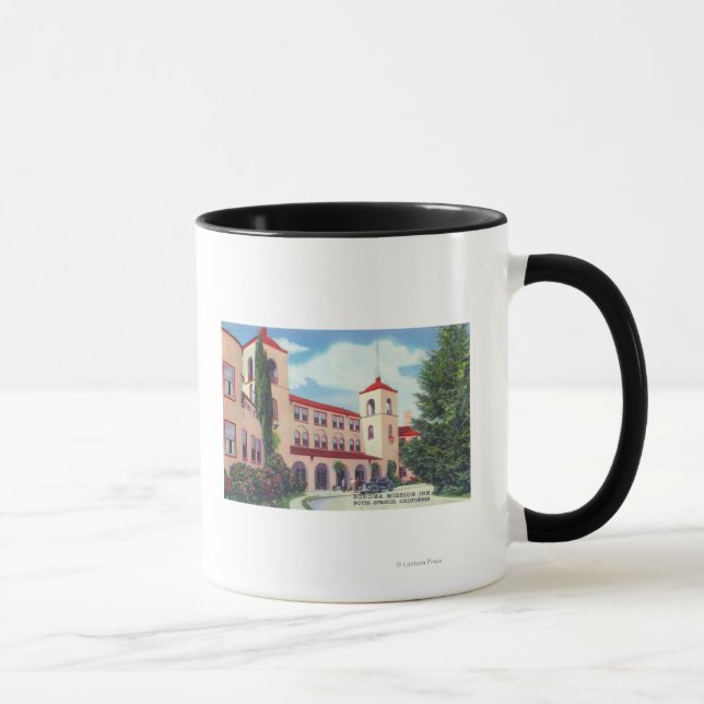 Exterior View of the Sonoma Mission Inn Mug (Right)