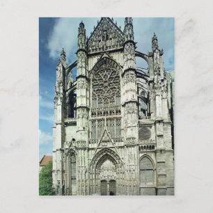 Exterior view of the south facade postcard
