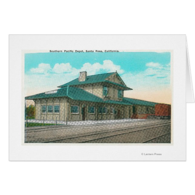 Exterior View of the Southern Pacific Depot 3 (Front Horizontal)