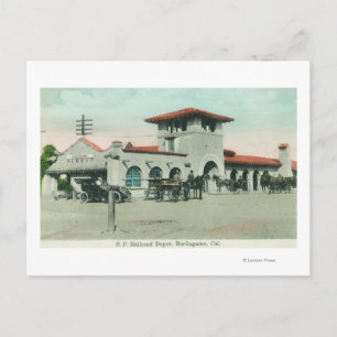 Exterior View of the Southern Pacific Depot 4 Postcard