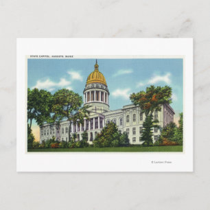 Exterior View of the State Capitol Building # 2 Postcard