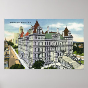 Exterior View of the State Capitol Building # Poster