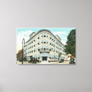 Exterior View of the Stuyvesant Hotel Canvas Print
