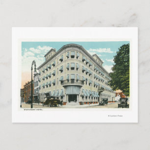Exterior View of the Stuyvesant Hotel Postcard