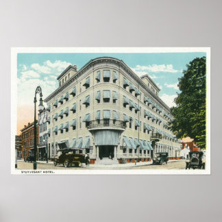 Exterior View of the Stuyvesant Hotel Poster
