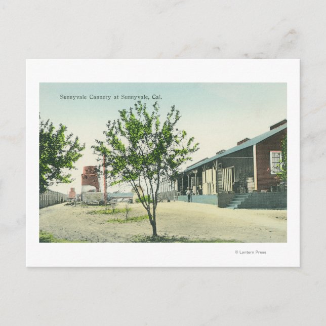 Exterior View of the Sunnyvale Cannery Postcard (Front)
