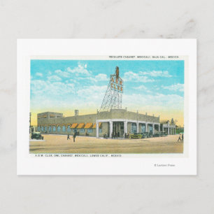 Exterior View of the Tecolote Cabaret Postcard