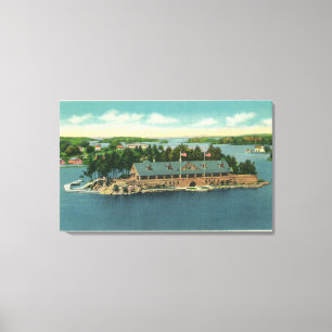 Exterior View of the Thousand Island Yacht Canvas Print