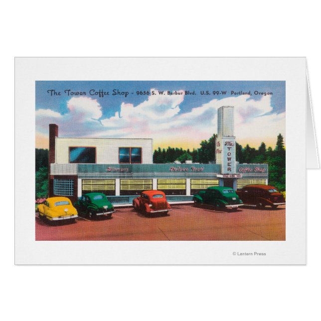 Exterior View of The Tower Coffee Shop (Front Horizontal)