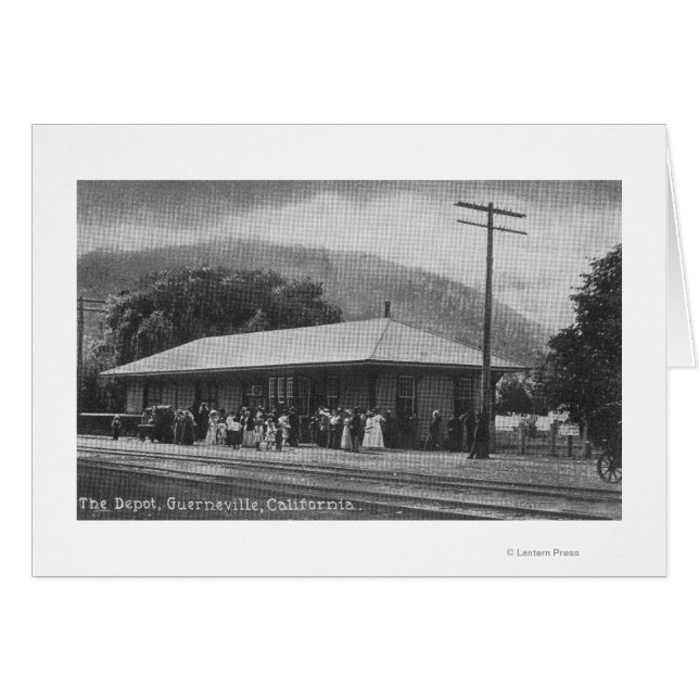 Exterior View of the Train Depot (Front Horizontal)