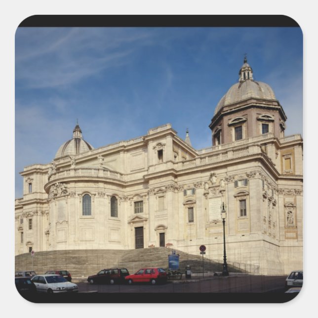 Exterior view of the tribune square sticker (Front)