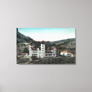 Exterior View of the Tuscan Mineral Springs Bldg Canvas Print