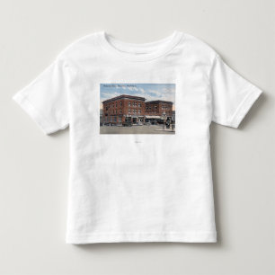 Exterior View of the Wenatchee Hotel Toddler T-Shirt