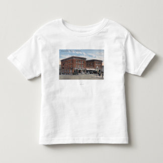 Exterior View of the Wenatchee Hotel Toddler T-Shirt