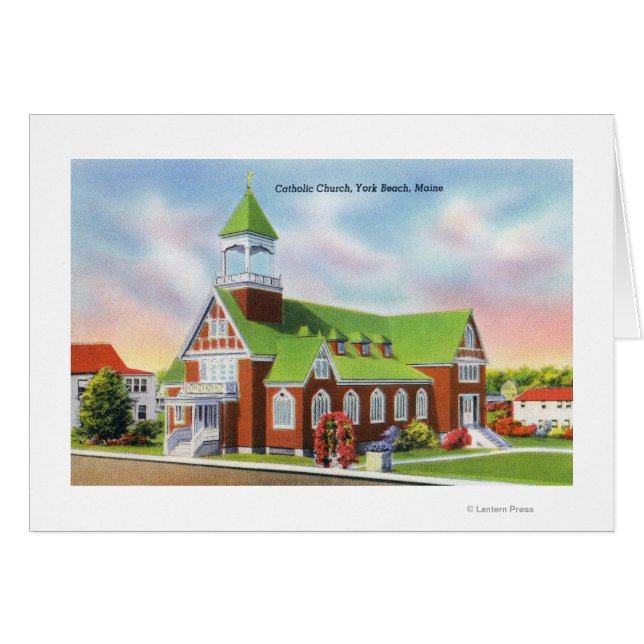 Exterior View of the York Beach Catholic (Front Horizontal)