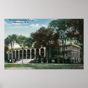 Exterior View of Union College Gymnasium Poster