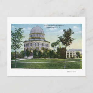 Exterior View of Union College Library Postcard