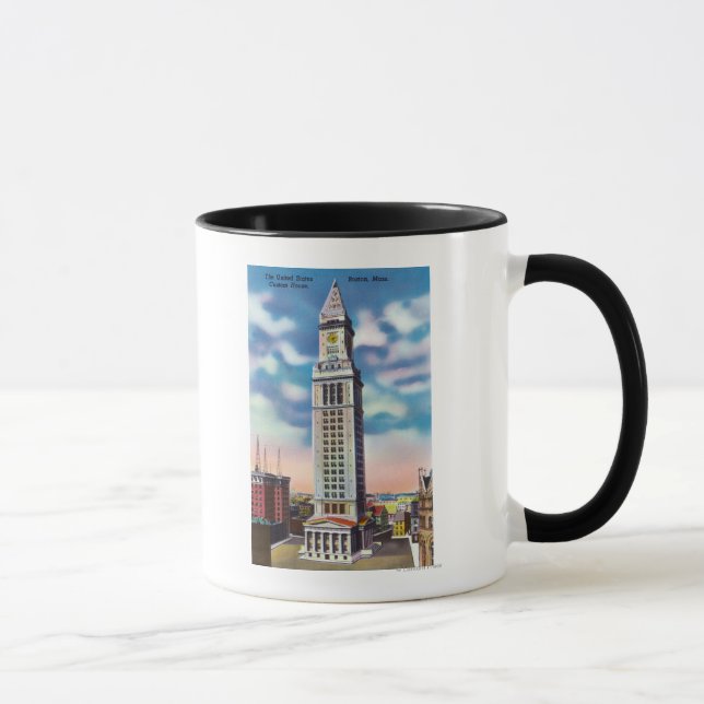 Exterior View of US Custom House Mug (Right)