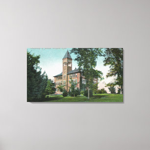 Exterior View of Wingate Hall Canvas Print