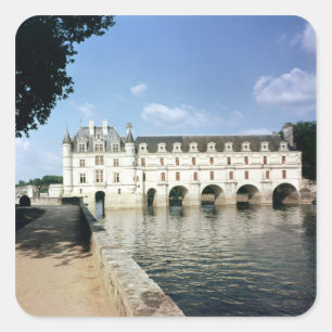 Exterior view square sticker